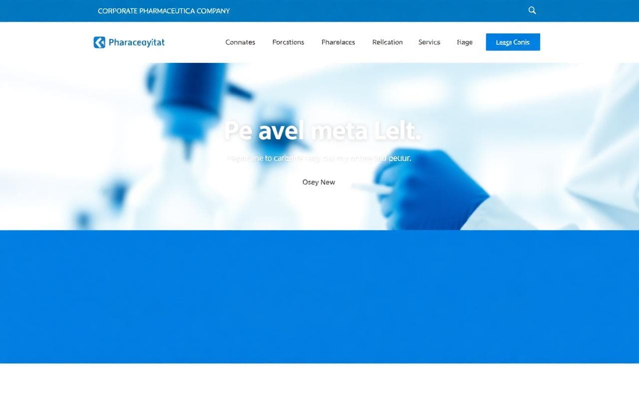 Fusion Pharmachem website preview