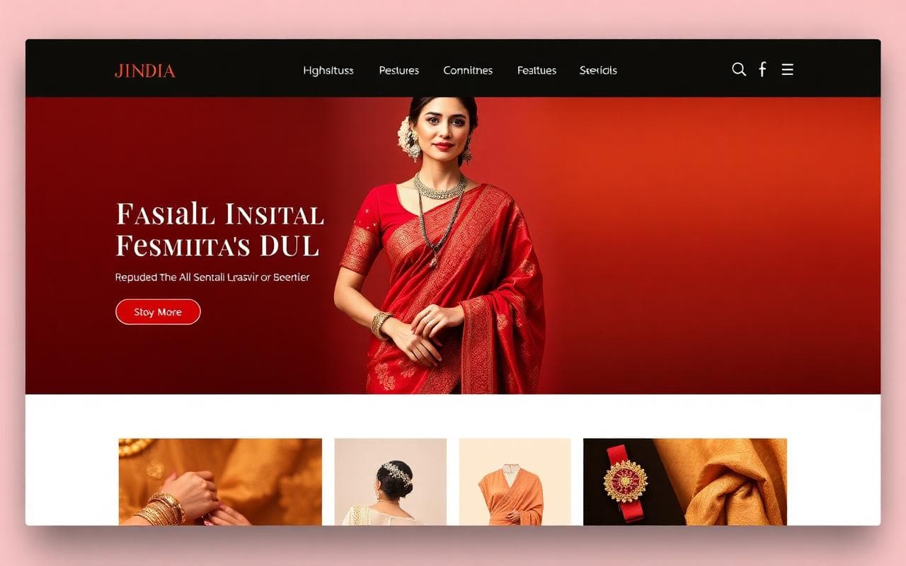 Hemika Ethnics website preview